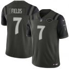 Men's New York Jets #7 Justin Fields Black 2025 F.U.S.E. “Rivalries” Vapor Limited Football Stitched Jersey
