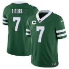 Men's New York Jets #7 Justin Fields Green 2025 F.U.S.E. With 2-Star C Patch Vapor Untouchable Limited Football Stitched Jersey