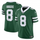 Men's New York Jets #8 Aaron Rodgers Green 2024 F.U.S.E. Vapor Limited Football Stitched Jersey