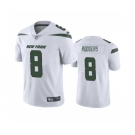 Men's New York Jets #8 Aaron Rodgers White Vapor Untouchable Limited Stitched Jersey