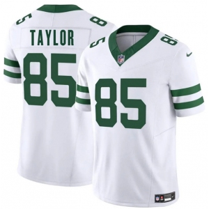 Men's New York Jets #85 Mason Taylor White 2025 Draft F.U.S.E. Vapor Untouchable Limited Football Stitched Jersey