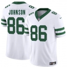 Men's New York Jets #86 Neal Johnson White 2025 F.U.S.E. Vapor Untouchable Limited Football Stitched Jersey