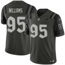 Men's New York Jets #95 Quinnen Williams Black 2025 F.U.S.E. “Rivalries” Vapor Limited Football Stitched Jersey