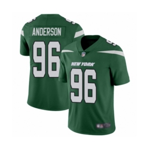 Men's New York Jets #96 Henry Anderson Green Team Color Vapor Untouchable Limited Player Football Jersey