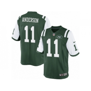 Men's Nike New York Jets #11 Robby Anderson Limited Green Team Color NFL Jersey