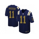 Men's Nike New York Jets #11 Robby Anderson Limited Navy Blue Alternate NFL Jersey