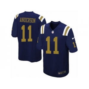 Men's Nike New York Jets #11 Robby Anderson Limited Navy Blue Alternate NFL Jersey