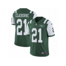 Men's Nike New York Jets #21 Morris Claiborne Vapor Untouchable Limited Green Team Color NFL Jersey