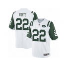 Men's Nike New York Jets #22 Matt Forte Limited White NFL Jersey