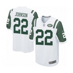 Men's Nike New York Jets #22 Trumaine Johnson Game White NFL Jersey