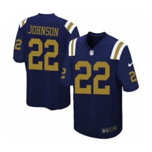 Men's Nike New York Jets #22 Trumaine Johnson Limited Navy Blue Alternate NFL Jersey