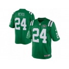 Men's Nike New York Jets #24 Darrelle Revis Limited Green Rush NFL Jersey