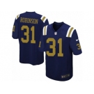 Men's Nike New York Jets #31 Khiry Robinson Limited Navy Blue Alternate NFL Jersey