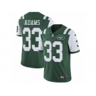 Men's Nike New York Jets #33 Jamal Adams Vapor Untouchable Limited Green Team Color NFL Jersey