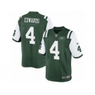 Men's Nike New York Jets #4 Lac Edwards Limited Green Team Color NFL Jersey