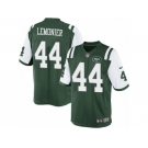 Men's Nike New York Jets #44 Corey Lemonier Limited Green Team Color NFL Jersey