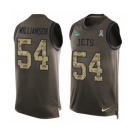 Men's Nike New York Jets #54 Avery Williamson Limited Green Salute to Service Tank Top NFL Jersey