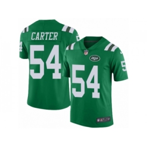 Men's Nike New York Jets #54 Bruce Carter Limited Green Rush NFL Jersey