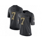 Men's Nike New York Jets #7 Chandler Catanzaro Limited Black 2016 Salute to Service NFL Jersey