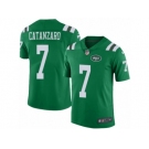 Men's Nike New York Jets #7 Chandler Catanzaro Limited Green Rush NFL Jersey