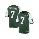 Men's Nike New York Jets #7 Chandler Catanzaro Limited Green Team Color NFL Jersey