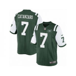 Men's Nike New York Jets #7 Chandler Catanzaro Limited Green Team Color NFL Jersey