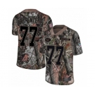 Men's Nike New York Jets #77 James Carpenter Limited Camo Rush Realtree NFL Jersey