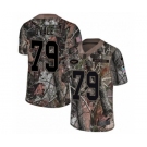 Men's Nike New York Jets #79 Brent Qvale Limited Camo Rush Realtree NFL Jersey