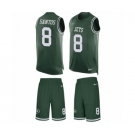 Men's Nike New York Jets #8 Cairo Santos Limited Green Tank Top Suit NFL Jersey