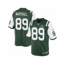 Men's Nike New York Jets #89 Jalin Marshall Limited Green Team Color NFL Jersey