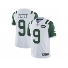 Men's Nike New York Jets #9 Bryce Petty Vapor Untouchable Limited White NFL Jersey