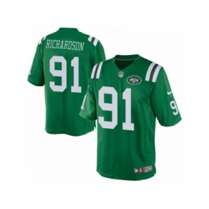 Men's Nike New York Jets #91 Sheldon Richardson Limited Green Rush NFL Jersey