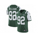 Men's Nike New York Jets #92 Leonard Williams Vapor Untouchable Limited Green Team Color NFL Jersey