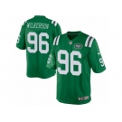 Men's Nike New York Jets #96 Muhammad Wilkerson Limited Green Rush NFL Jersey