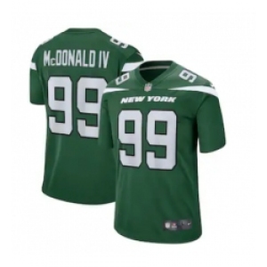Men's Nike New York Jets #99 Will McDonald IV Gotham Green 2023 NFL Draft First Round Pick Jersey