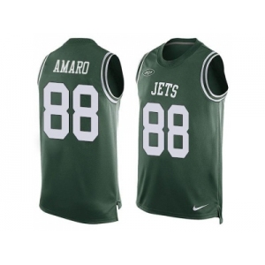 Nike New York Jets #88 Jace Amaro Green Team Color Men's Stitched NFL Limited Tank Top Jersey