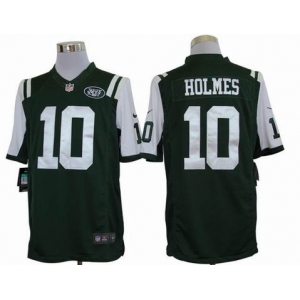 nike nfl jerseys new york jets #10 holmes green[nike limited]