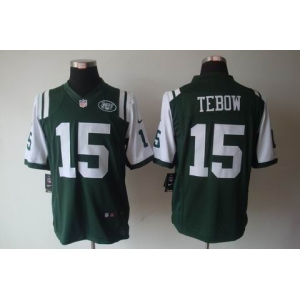 nike nfl jerseys new york jets #15 tebow green[nike limited]