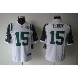 nike nfl jerseys new york jets #15 tebow white[nike limited]