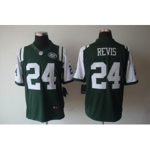 nike nfl jerseys new york jets #24 revis green[nike limited]
