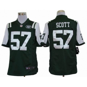 nike nfl jerseys new york jets #57 scott green[nike limited]