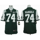 nike nfl jerseys new york jets #74 nick mangold green[nike limited]