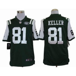 nike nfl jerseys new york jets #81 keller green[nike limited]