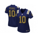 Women Nike New York Jets #10 Jermaine Kearse Game Navy Blue Alternate NFL Jersey