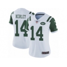 Women Nike New York Jets #14 Jeremy Kerley White Vapor Untouchable Limited Player NFL Jersey