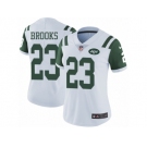 Women Nike New York Jets #23 Terrence Brooks White Vapor Untouchable Limited Player NFL Jersey