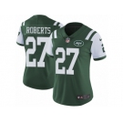 Women Nike New York Jets #27 Darryl Roberts Green Team Color Vapor Untouchable Limited Player NFL Jersey