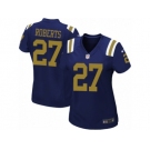 Women Nike New York Jets #27 Darryl Roberts Limited Navy Blue Alternate NFL Jersey