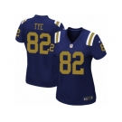 Women Nike New York Jets #82 Will Tye Game Navy Blue Alternate NFL Jersey