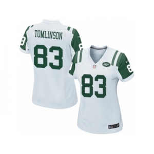 Women Nike New York Jets #83 Eric Tomlinson Game White NFL Jersey